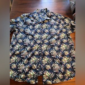 Perry Ellis Hawaiian? Print shirt 4xl